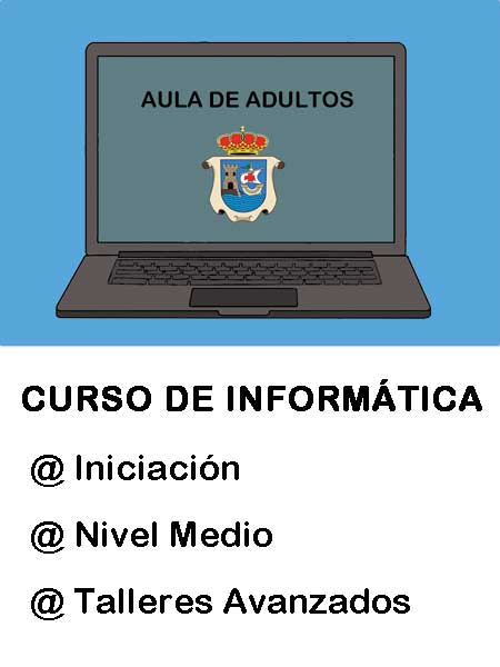 Aula de adultos Cursos de informatica