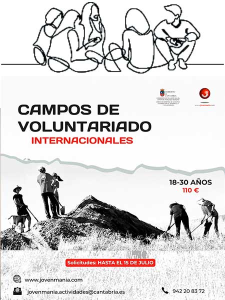 Campos de voluntariado internacional del gobierno de Cantabria