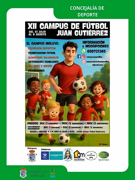 Campus de futbol en Comillas Concejalia de Deportes