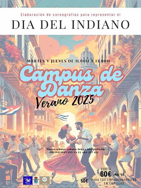 Campus de danza Dia del Indiano en Comillas Cantabria