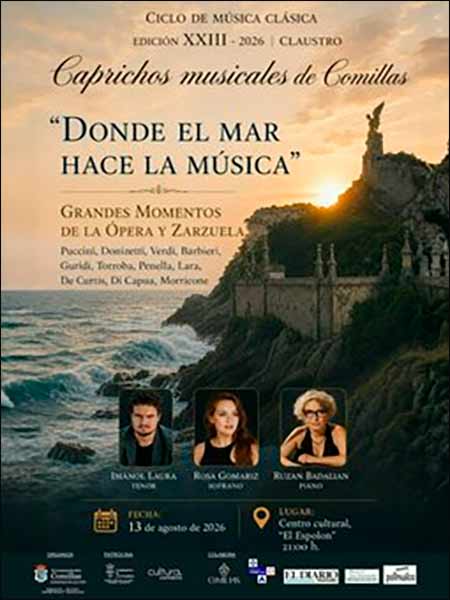 Los Caprichos Musicales de Comillas 2026 Ciclo de Musica Clasica