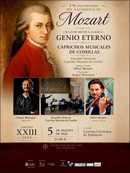 Caprichos Musicales Comillas Mozart Genio Eterno 270 aniversario