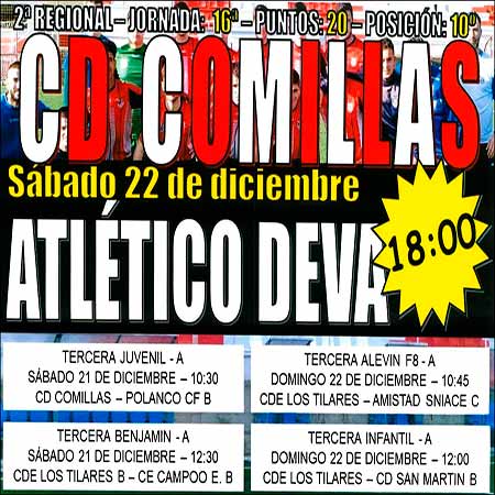 Club deprotivo Comillas partidos de futbol regionales de Cantabria