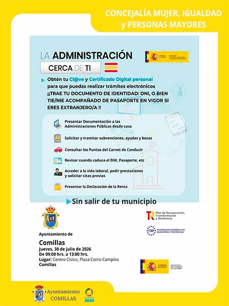 La Administracion cerca de ti en el Centro Civico en Comillas Cantabria