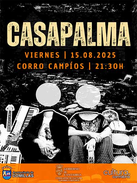 Concierto de Casapalma y su Banda en Comillas