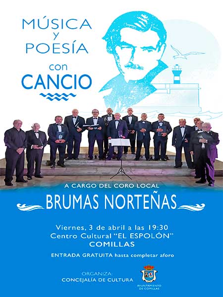 Poesia y Musica con Cancio en el Centro Cultural el Espolon en Comillas