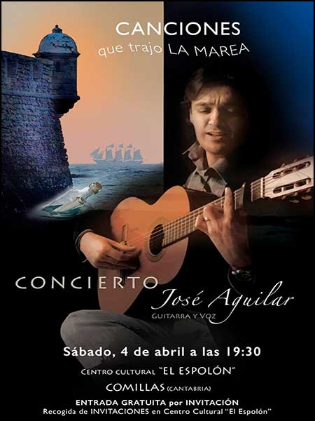 Recital poetico de Gerardo Diedo en el Centro Cultural el Espolon en Comillas