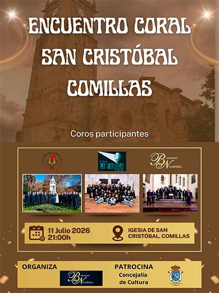 Concierto en la iglesia de San Cristobal en Comillas