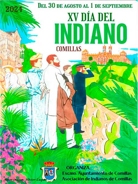 Programa de fiestas del dia de lindiano en Comillas Cantabria