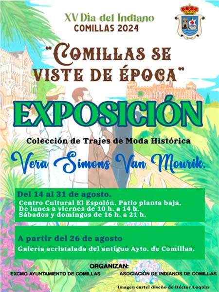 Exposicion de trajes de epoca en el Centro Cultural El Espolon