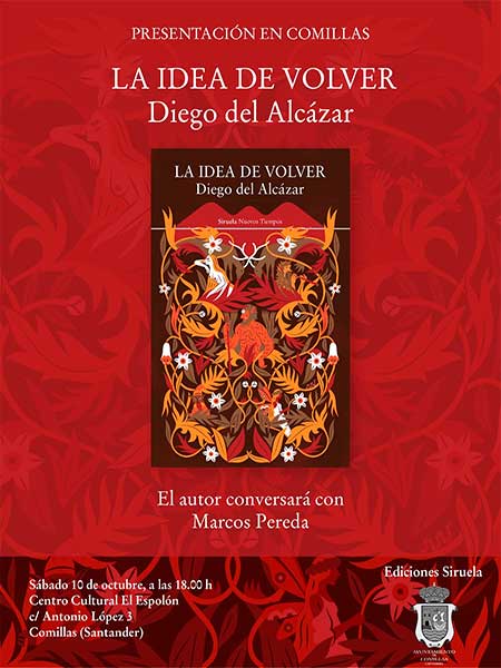 Presentacion Literaria de La idea de volver de Diego Alcazar en el Centro Cultural El Espolon
