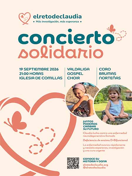 Elretodeclaudia concierto solidario en Comillas