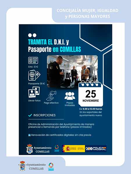 Informacion de la Policia Local de Comillas Cantabria