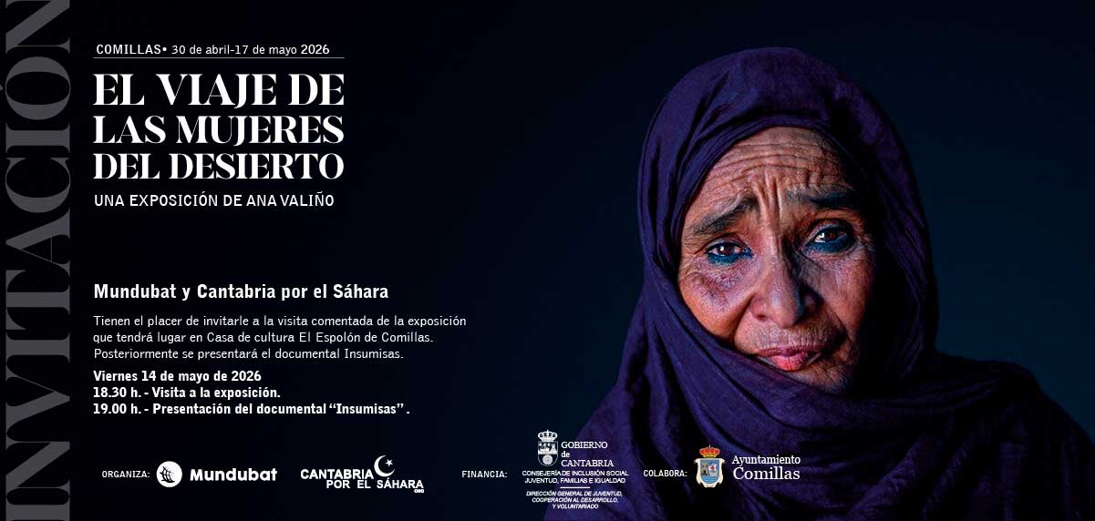 Exposicion El viaje de las mujeres del desierto en el Centro Cultural el Espolon Comillas Cantabria