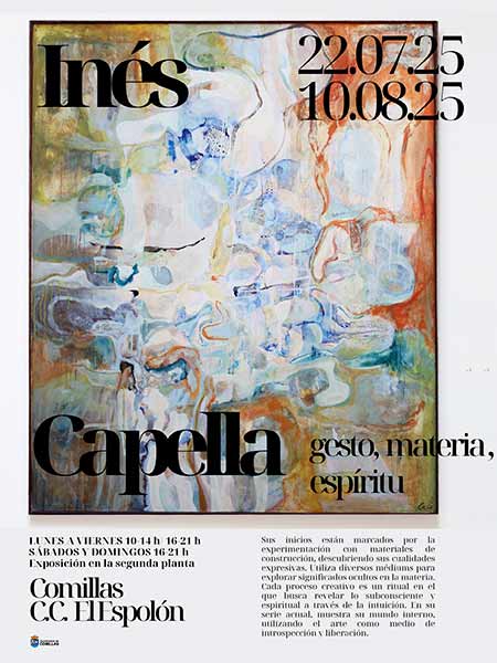 Exposicion de pintura, escultura y diseño de INES en Comillas Cantabria