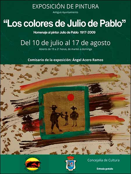 Exposicion de Pinturas de Julio de Pablo en el Antiguo Ayuntamiento de  Comillas