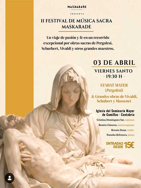 Concierto de Musica Sacra en el seminario Mayor de Comillas