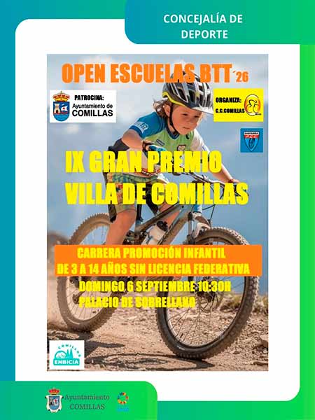 Gran premio ciclista Villa de Comillas Open Escuelas BTT 2026
