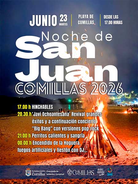 Noche de San Juan en Comillas Cantabria
