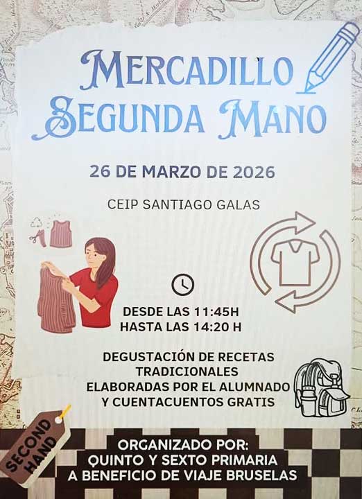 Mercadillo segunda mano en Ruiloba Cantabria