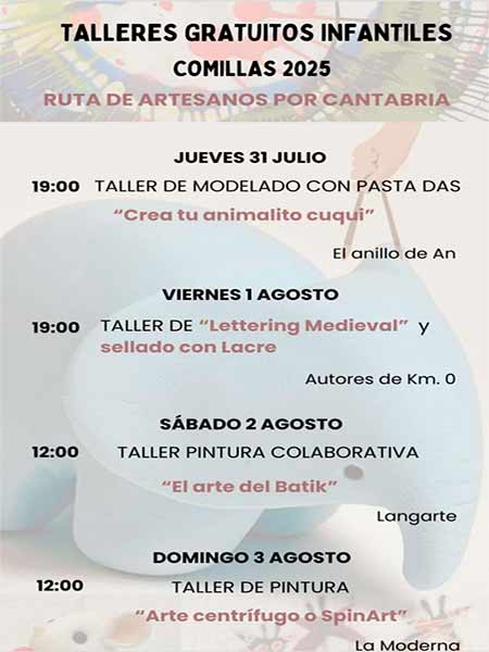 Ruta de artesanos en Comillas Cantabria