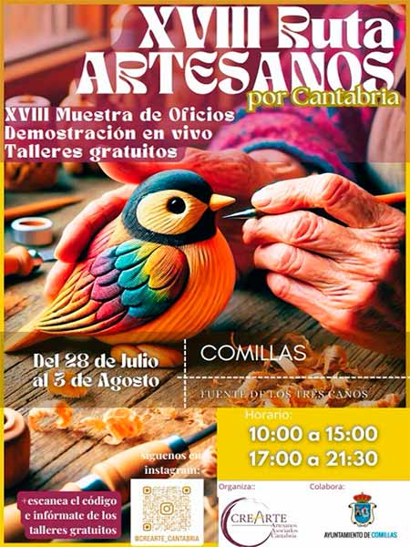Ruta de artesanos en Comillas Cantabria