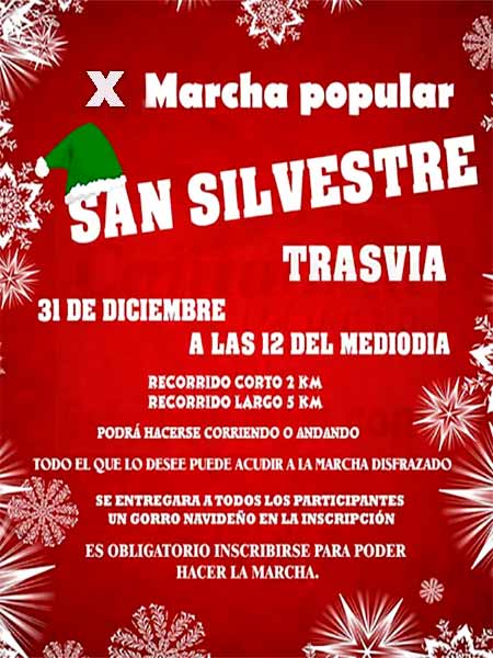 San Silvestre en Trasvia Comillas Marcha popular