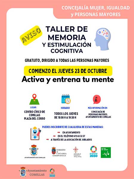 Concejalia Mujer, Igualdad y Personas Mayores de Comillas Taller de Memoria