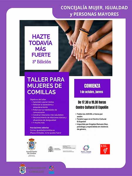 Taller para la mujer en Comillas